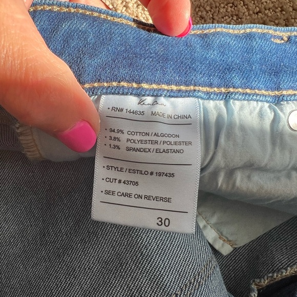 KanCan mid-rise ankle Distressed Skinny Jeans - Picture 5 of 9